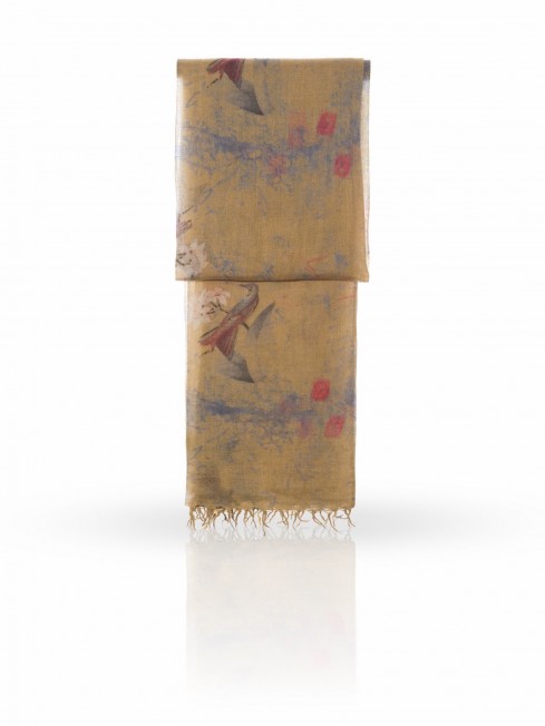 Палантин Женский W-VINTAGE.BIRD/YELLOW
